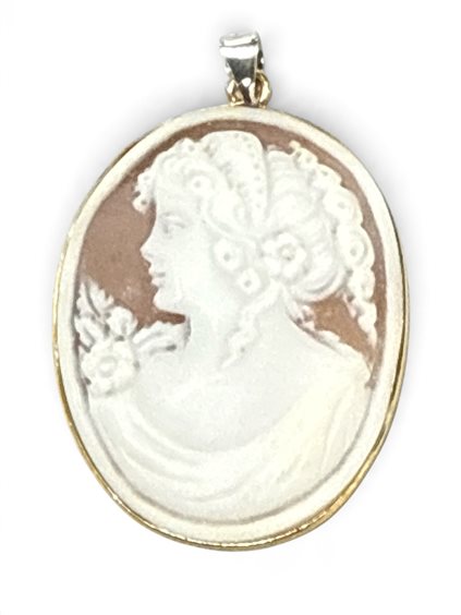 Pendente Mandile 1922 Donna Cammei  in Argento Conchiglia 2MCICM111.15 - 2MCICM111.15